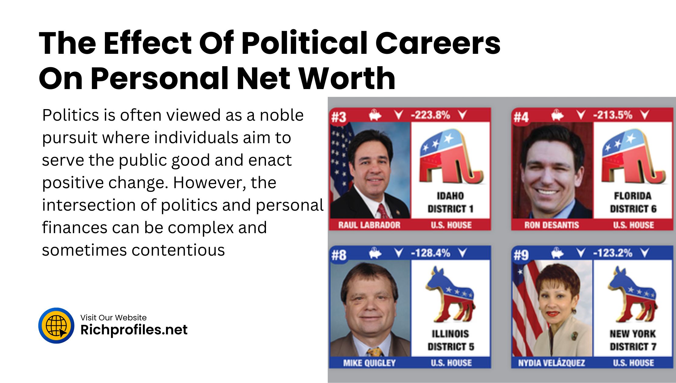 The Effect Of Political Careers On Personal Net Worth