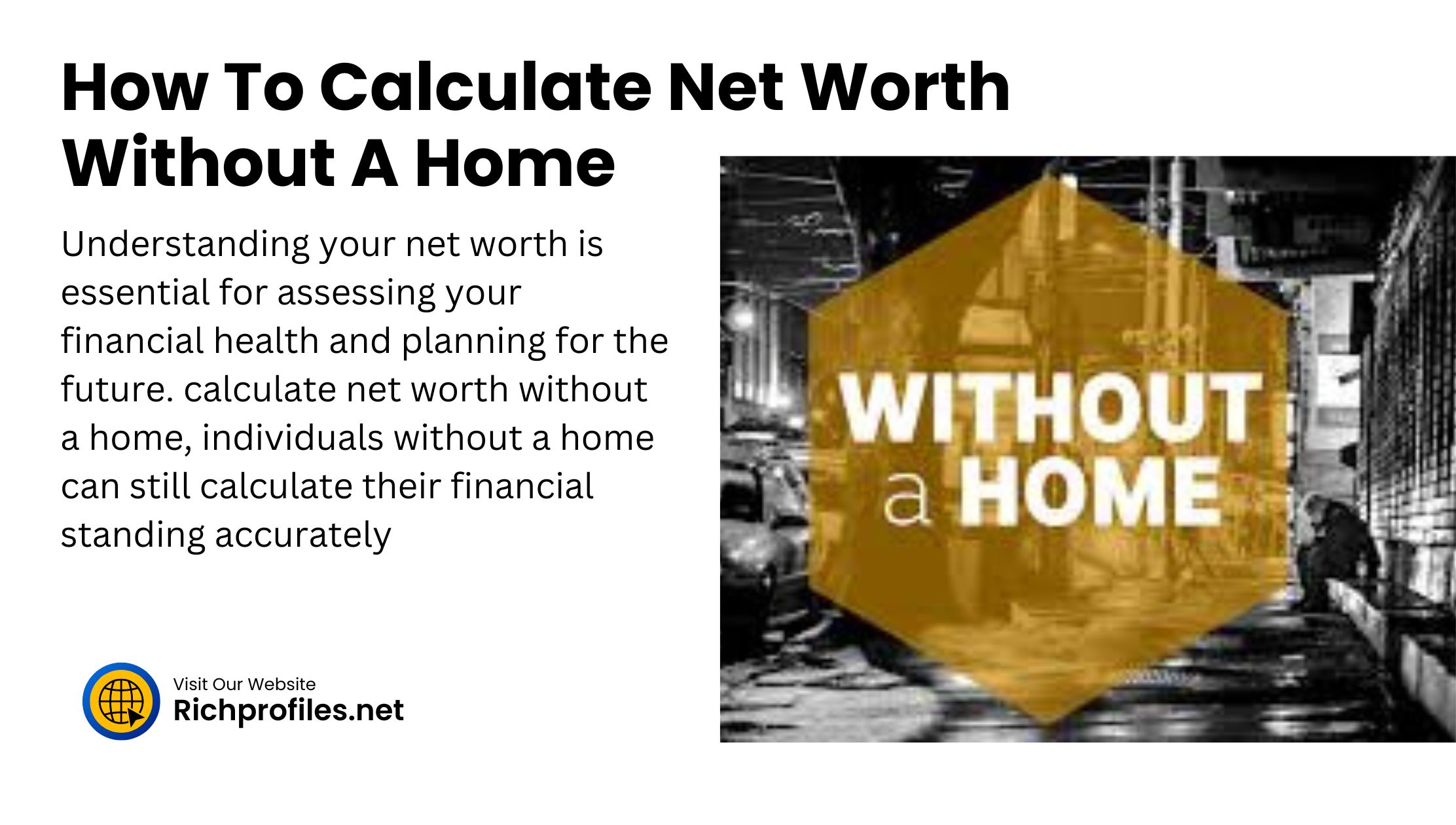 How To Calculate Net Worth Without A Home