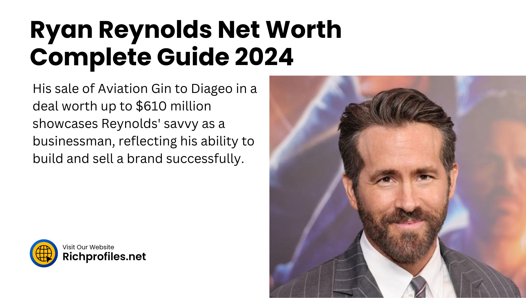 Ryan Reynolds Net Worth Complete Guide 2024
